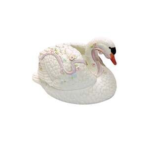 Vintage 1986 Enesco Imports Ceramic Swan